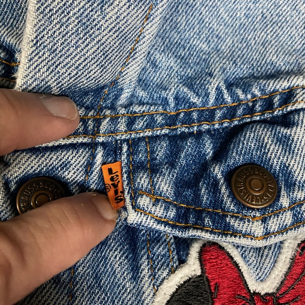 🌟SOLD🌟 Orange Label Levi’s Toddler Jacket - Picture 10 of 11